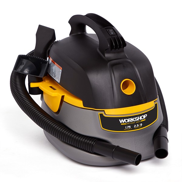 Shop-Vac Peak HP Wet/Dry Vacuum Portable Compact Shop Black 2.5 Gallon  Cleaners